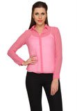 Miss Rich Women's Solid Casual Shirt