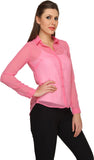 Miss Rich Women's Solid Casual Shirt