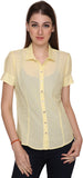 Miss Rich Women's Striped Casual Shirt