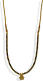 Womens Trendz Vertical Ball Thushi Alloy Necklace