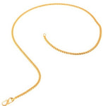 Bajya Attractive 24K Yellow Gold Plated Brass Chain