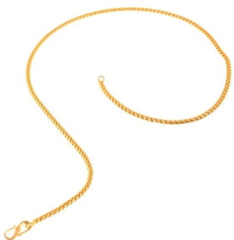 Bajya Attractive 24K Yellow Gold Plated Brass Chain