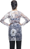 Sassy Stripes Full Sleeve Printed Women's Jacket