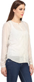 My Addiction Women's Self Design Casual Shirt