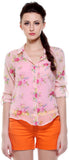 My Addiction Women's Floral Print Casual Shirt
