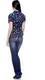 My Addiction Women's Floral Print Casual Shirt