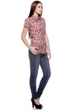 My Addiction Women's Printed Casual Shirt
