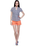 My Addiction Women's Printed Casual Shirt