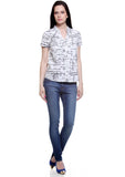My Addiction Women's Printed Casual Shirt