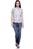 My Addiction Women's Printed Casual Shirt