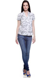 My Addiction Women's Printed Casual Shirt