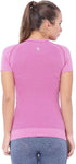 C9 Solid Women's Round Neck Pink T-Shirt