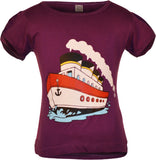 Gkidz Casual Short Sleeve Printed Girl's Top