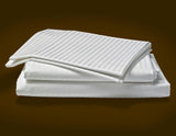 SRP Linen Cotton Striped King sized Double Bedsheet
