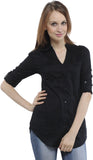 Entease Women's Solid Casual Shirt