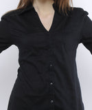 Entease Women's Solid Casual Shirt