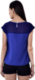 Colors Couture Casual Short Sleeve Printed Women's Top