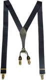 Urban Diseno Y- Back Suspenders for Men, Women