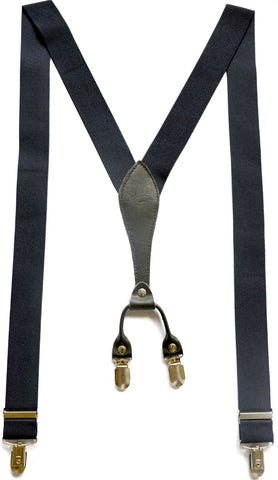 Urban Diseno Y- Back Suspenders for Men, Women
