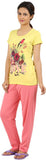 New Darling Women's Printed Top & Pyjama Set