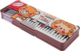 Neo Gold Leaf Bear Fancy Art Plastic Pencil Box