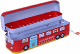 Neo Gold leaf Snap Bus Art Metal Pencil Box
