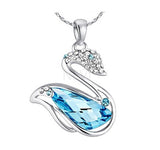 NEVI Elegant Swan Swarovski Crystal, Crystal Alloy, Crystal Pendant