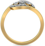 Jewelsnext Gold Diamond 18 K Ring