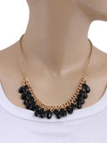 JEWELIZER Bohemian Yellow Gold Plated Alloy Necklace