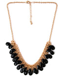 JEWELIZER Bohemian Yellow Gold Plated Alloy Necklace