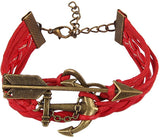 Jewelizer Leather Bracelet