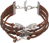 Jewelizer Leather Bracelet