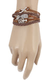 Jewelizer Leather Bracelet