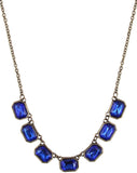 JEWELIZER Statement Crystal Yellow Gold Plated Alloy Necklace