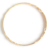NJ Metal Yellow Gold Bangle Set