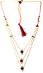 Veinice Mother of Pearl Alloy Necklace