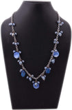 Indian Charm Multicolor Beads Glass, Metal Necklace
