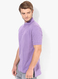 NKM Solid Men's Polo Neck T-Shirt
