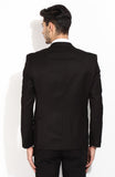Blackberrys Self Design Single Breasted Party Men's Blazer