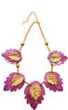Golden Petals Alloy Choker