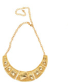 Golden Petals Alloy Choker