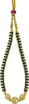 Womens Trendz Kolhapuri Saaj Thushi Crystal Yellow Gold Plated Alloy Necklace