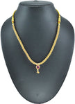Womens Trendz Kolhapuri Saaj Thushi Crystal Yellow Gold Plated Alloy Necklace
