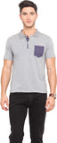 Northern Lights Solid Men's Polo Neck T-Shirt
