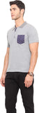 Northern Lights Solid Men's Polo Neck T-Shirt