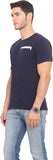 Northern Lights Solid Men's Round Neck T-Shirt