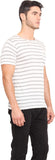 Northern Lights Striped Men's Round Neck T-Shirt
