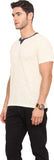 Northern Lights Striped Men's Round Neck T-Shirt