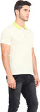 Northern Lights Striped Men's Polo Neck T-Shirt