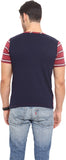 Northern Lights Striped Men's Round Neck T-Shirt